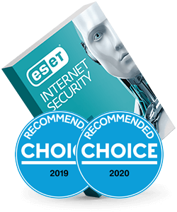 ESET Internet Security Choice awards box