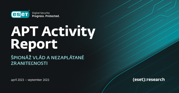 ESET APT Activity Report Q2Q3 2023