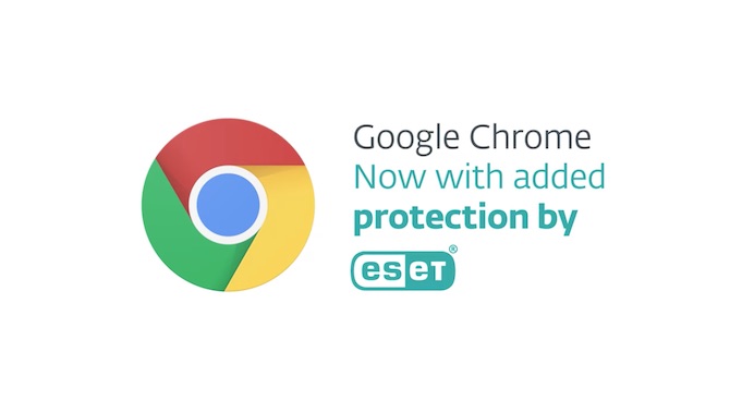 Google Chrome is proteced by ESET