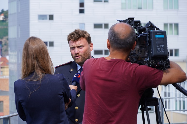 Policie ČR a mediální vstup pro Českou televizi