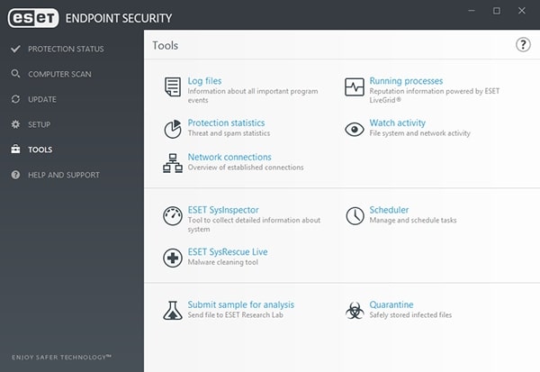 ESET Endpoint Security for Windows - Tools