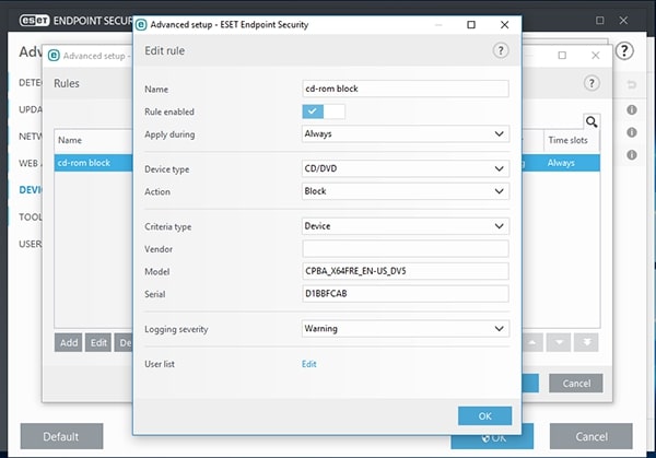 ESET Endpoint Security for Windows - Advanced Setup