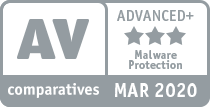 AV Comparatives Advanced Malware Protection March 2020 Award