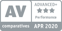 AV Comparatives Advanced Performance April 2020