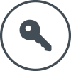 Two Factor Authentication dark grey icon