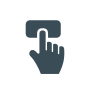 Outstanding usability Outstanding usability grey icon