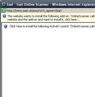 Online scanner step 1 Online scanner step 1 image