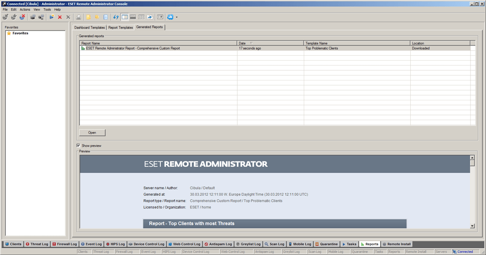 ESET Remote Administrator (obraz)