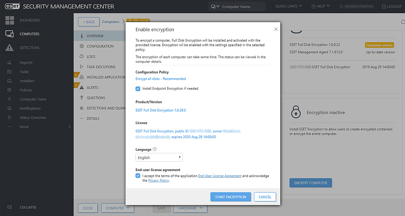 eset encryption