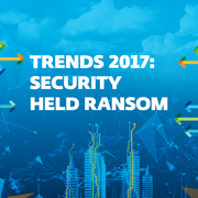Image of page reading Trends 2017: Security held ransom
