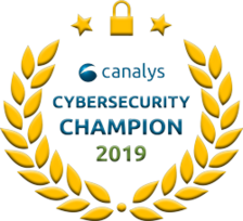 Canalys Cybersecurity Champion 2019 award