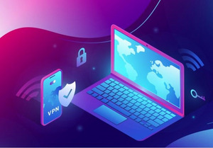 Робота через VPN підключення гарантує безпеку корпоративного середовища. ESET.