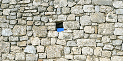 Image showing a hole in a brick wall