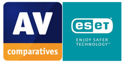 AV comparatives and ESET logo