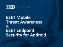 Image of webinar title for ESET mobile threat awareness